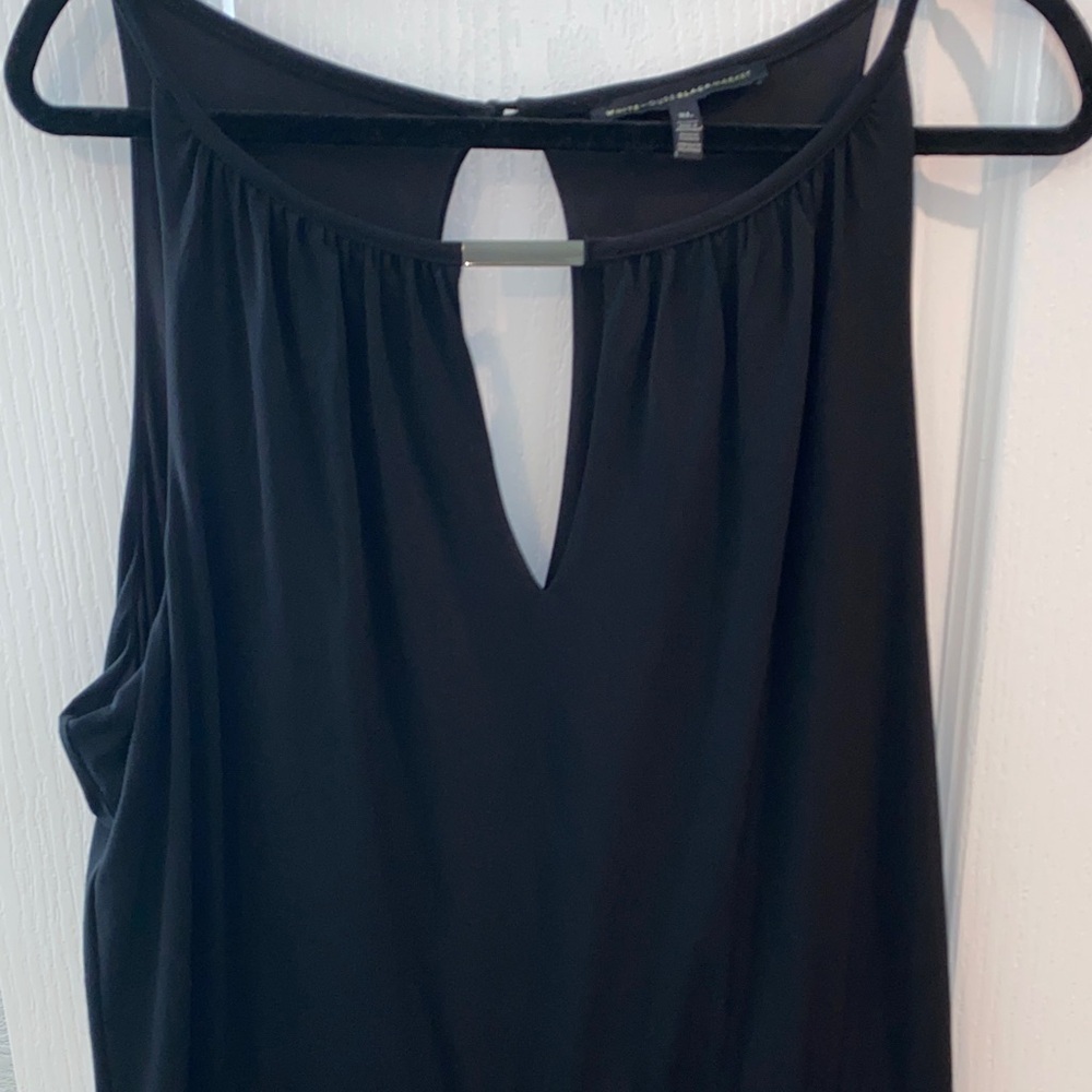 White House Black Market Black Keyhole Jumpsuit - Picture 3 of 7